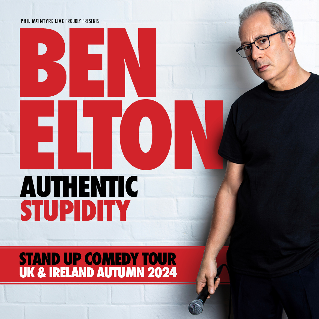 New Tour For Ben Elton in 2024 authentic stupidity