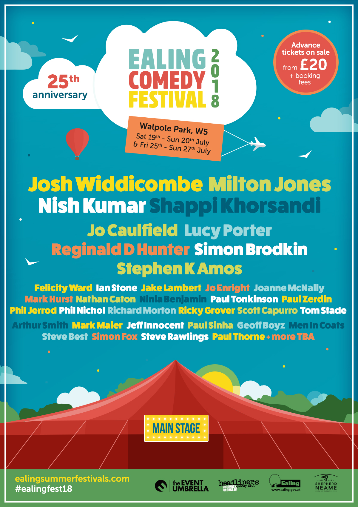 News Ealing Comedy Festival LineUp Announced