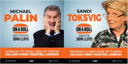 John Lloyd to Interview Michael Palin And Sandi Toksvig Onstage John Lloyd to Interview Michael Palin And Sandi Toksvig Onstage