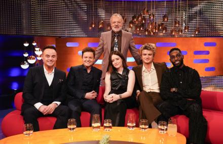 Graham Norton Show – Sneak Preview With Ant and Dec, Clare Foy, Joe Keery, Tinie Tempah.