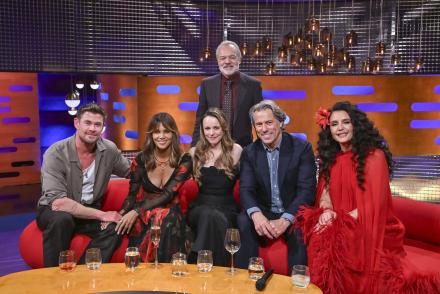 Graham Norton Show With Chris Hemsworth, Halle Berry, Rachel McAdams, John Bishop, Jessie Ware Graham Norton Show With Chris Hemsworth, Halle Berry, Rachel McAdams, John Bishop, Jessie Ware