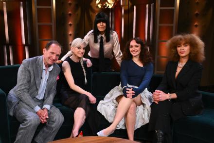 The Claudia Winkleman Show With Ralph Fiennes, Anna Faris, Olivia Cooke and Michelle de Swarte The Claudia Winkleman Show With Ralph Fiennes, Anna Faris, Olivia Cooke and Michelle de Swarte