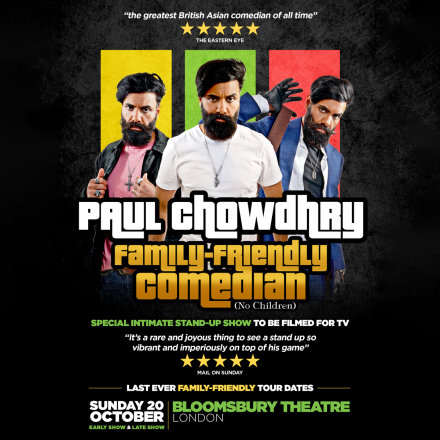 Paul Chowdhry To Film Latest Show