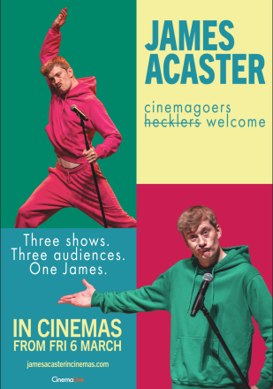 Cinema Screenings for James Acaster Stand Up Comedy Show Cinema Screenings for James Acaster Stand Up Comedy Show