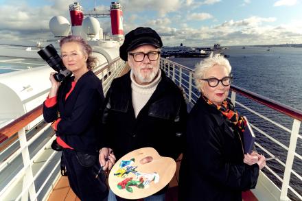 Art Ahoy! Jim Moir And Jenny Eclair Take Part In Artistic Cruises