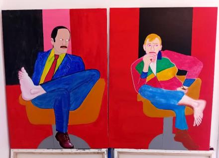 Artists Mark John Cleese's 85th Birthday With New Paintings 