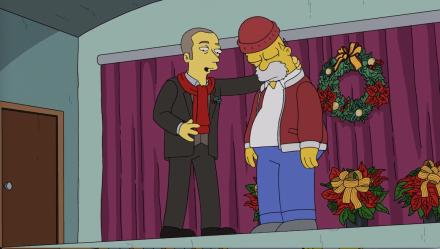 Derren Brown Appears In The Simpsons Christmas Special Derren Brown Appears In The Simpsons Christmas Special
