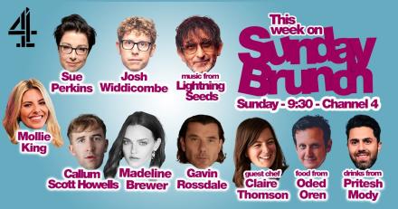 Sunday Brunch with Josh Widdicombe, Sue Perkins & More