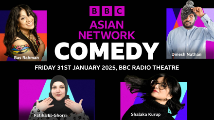 BBC Asian Network Live Comedy Show To Be Filmed For iPlayer