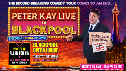 Peter Kay Adds Another Charity Date