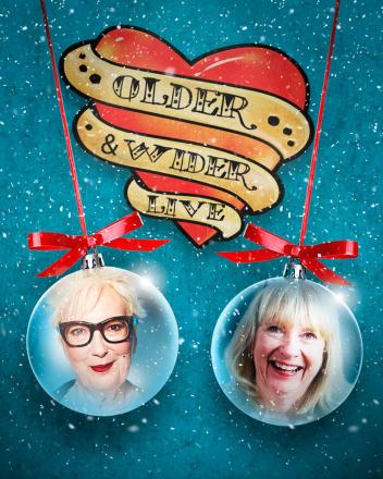 Festive Live Shows for Jenny Eclair And Judith Holder's Podcast Older And Wider