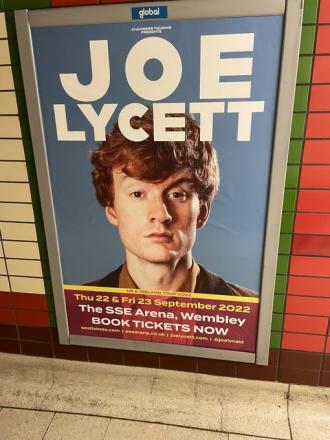 Joe Lycett James Acaster Poster – Viral Stunt Or Cock Up?