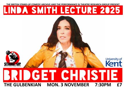 Bridget Christie To Give This Year's Linda Smith Lecture Bridget Christie To Give This Year's Linda Smith Lecture