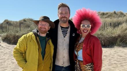 Iain Stirling Hosts Sand Sculpture Series Iain Stirling Hosts Sand Sculpture Series