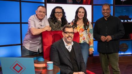 Richard Osman's House Of Games With Krishnan Guru-Murthy, Megan McCubbin, Ashley Storrie and Adam Woodyatt Richard Osman's House Of Games With Krishnan Guru-Murthy, Megan McCubbin, Ashley Storrie and Adam Woodyatt