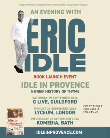 Competition: Win Tickets for Eric Idle Show Plus Signed Book 