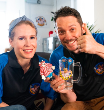 Lucy Beaumont and jon richardson On Meet The Richardsons