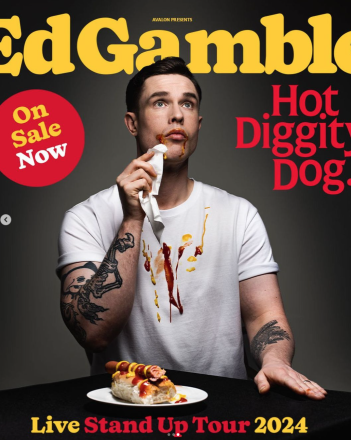 Ed Gamble Forced to Remove Hot Dog From Tour Advert