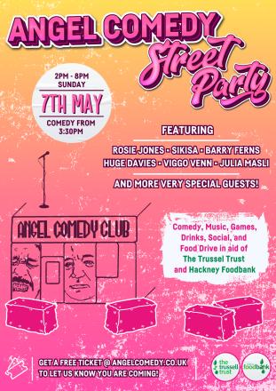 Free Comedy Street Party With Rosie Jones, Viggo Venn, Sikisa, Huge Davies, Julia Masli 
