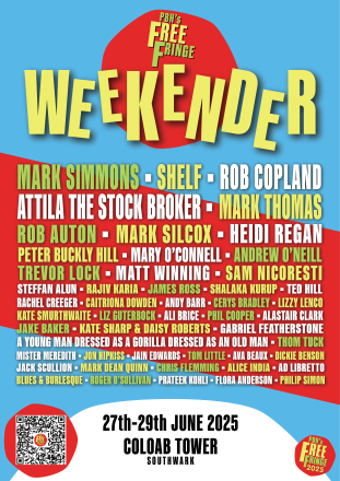 PBH Free Fringe Announces London Weekender PBH Free Fringe Announces London Weekender