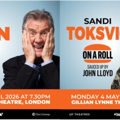 John Lloyd to Interview Michael Palin And Sandi Toksvig Onstage
