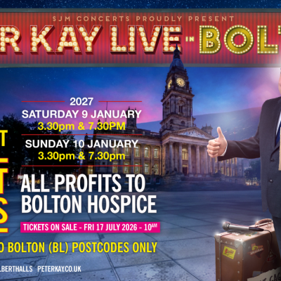 Extra Bolton Gigs for Peter Kay In Aid Of Charity