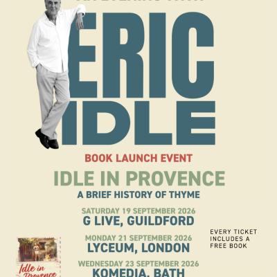 Competition: Win Tickets for Eric Idle Show Plus Signed Book 