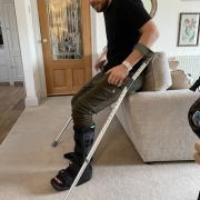 News: Big Break For Chris Ramsey (His Ankle)