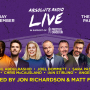 Absolute Radio Live returns to the London Palladium for 2026 – in support of Prostate Cancer UK