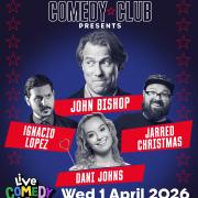 Komedia Bath Reveals John Bishop as Headliner for Live Comedy Day 