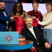 Michael Sheen House of Games With Stephen Bailey, Chizzy Akudolu, Banjo Beale and Philippa Dunne.