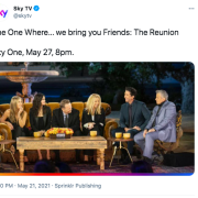 Sky Reveals Uk Broadcast Date Of Friends Reunion