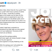 Joe Lycett James Acaster Poster Mystery Solved