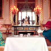 Queen Forms Platinum Jubilee Double Act With Paddington Bear