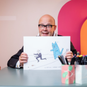 Josh Widdicombe, Gladiator’s Montell Douglas (Fire), James Acaster, Big Manny, Roisin Conaty, Maisie Adam Get Arty For Kids TV