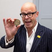 Harry Hill Receives Slapstick Festival Medal
