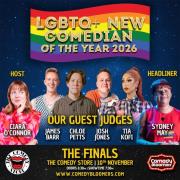 Finalists Announced for Comedy Bloomers LGBTQ+ New Comedian of the Year