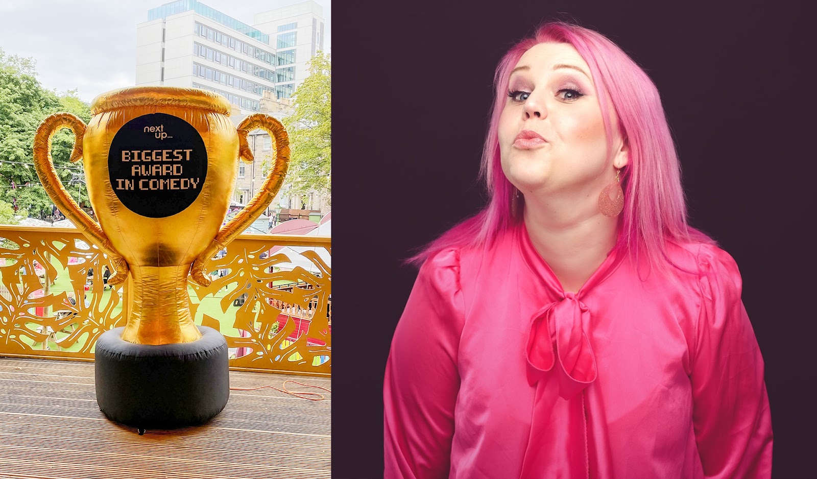 Lindsey Santoro wins Biggest Award Sponsored By Richard Herring